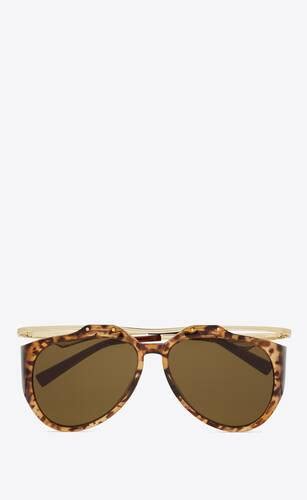 ysl sunglasses tortoiseshell|SL M137 AMELIA .